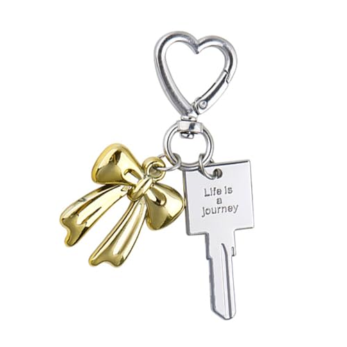 Trufolxiaz Eleganter Herzstar Schlüsselbund Erdbeerbeutel Anhänger Alloy Keyring Elegant Für Sie Bei Besonderer Anlässe Legierungstaste von Trufolxiaz