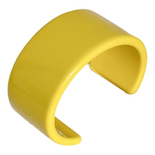 Trufolxiaz Geometrische Weitmanschette Armbänder Schmuckgeschenke Mode Farbenfrohe Robuste Harz Acryl Open Armreifen Für Trendige Frauen Mode Armreifen von Trufolxiaz