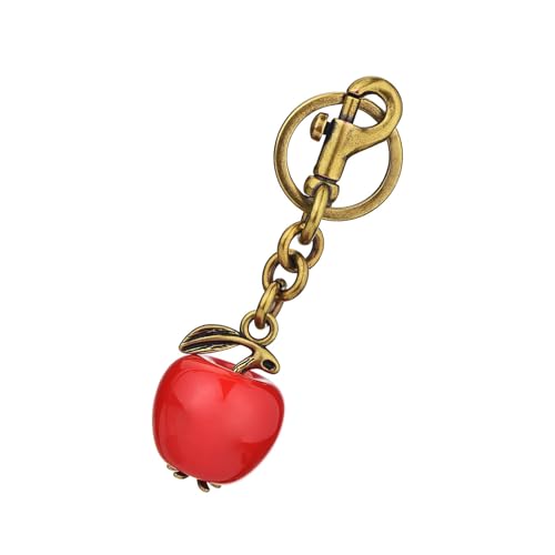 Trufolxiaz Glitzernder Obstauto Accessoire Stilvoller Schlüsselhalter Einfache Clip Designs Zum Dekorieren Von Geldbörsen Und Schlüssel Women Präsentieren Äpfel Tasche Charme von Trufolxiaz