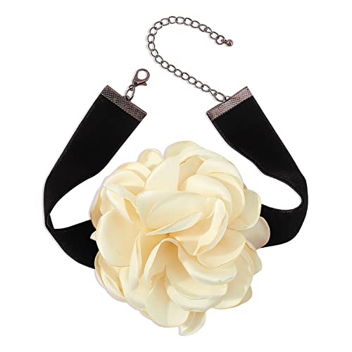Trufolxiaz Gothic Fabric Flower Anhänger Halskette Halskette Frauen Cravicic Mode Samt Rose Choker Kette Juwely Geschenk Rose Halskette Für Frauen Trufolxiaz Gothic Fabric Flower Anhänger Halskette Halskette Frauen Cravicic Mode Samt Rose Choker Kette Juwely Geschenk Rose Halskette Für Frauen von Trufolxiaz
