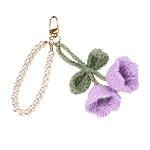 Trufolxiaz Handgefertigter Blumenhäkelschlüsselkette Mit Perlen Weich Trufolxiaz Handgefertigter Blumenhäkelschlüsselkette Mit Perlen Weich von Trufolxiaz