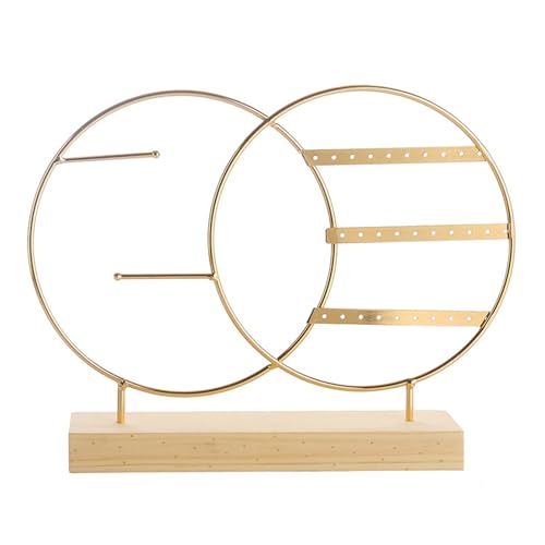 Trufolxiaz Metallschmuckhalter Stilvoller Ausstellungsständer Halsketten Und Handketten Rack Juwelierschelf Für Frauen Schmuckhalter von Trufolxiaz