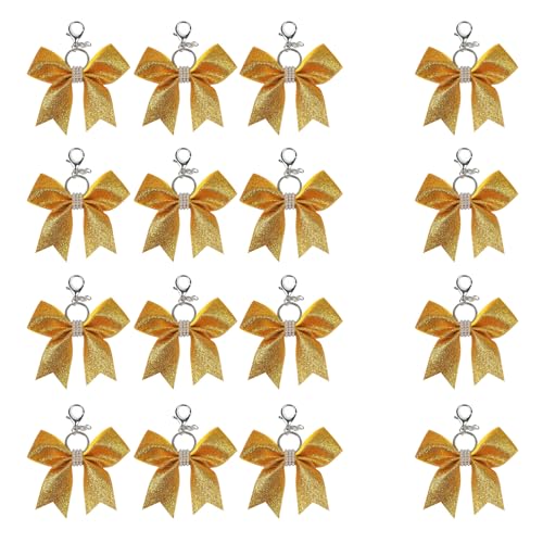 Trufolxiaz Mode Cheerleadering Bowknot Schlüsselbund Tragbarer Bowknot Schlüsselringzubehör Einzigartiger Bowknot Anhänger Für Cheerbegeisterte Handgefertigte Accessoire Accessoire von Trufolxiaz