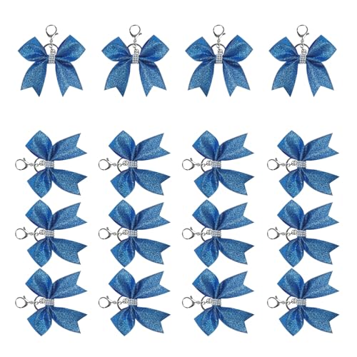Trufolxiaz Mode Cheerleadering Bowknot Schlüsselbund Tragbarer Bowknot Schlüsselringzubehör Einzigartiger Bowknot Anhänger Für Cheerbegeisterte Handgefertigte Accessoire Accessoire von Trufolxiaz