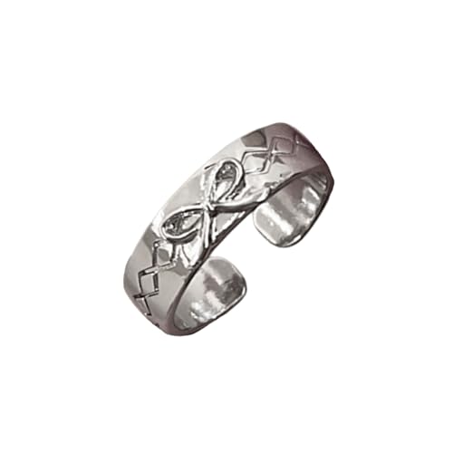 Trufolxiaz Modische Coole Süße Silberfarbene Farbe Herz Verstellbare Ringe Für Frauen Mädchen Weihnachtsgeschenke Freizeitparty Accessoire Plaids Muster Trufolxiaz Modische Coole Süße Silberfarbene Farbe Herz Verstellbare Ringe Für Frauen Mädchen Weihnachtsgeschenke Freizeitparty Accessoire Plaids Muster von Trufolxiaz
