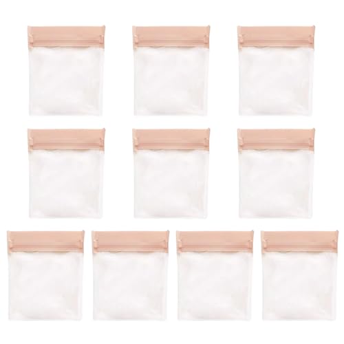 Trufolxiaz Packung Mit 10 Vielseitigen Schmuck Lagerbeutel wasserdichte Schmuckbeutel Transparente Ohrringe Aufbewahrungstaschen Für Frauen Mädchen Ohrring Halskette Armband Verpackungstasche von Trufolxiaz