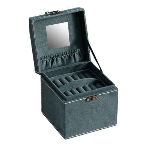 Trufolxiaz Praktische 3 Schicht Schmuck Aufbewahrungsbox Mit Halskettenhaken Und Gläser Mit Raffiniertem Schmuck Sortierer Mit Gläserarmband Organisatoren von Trufolxiaz