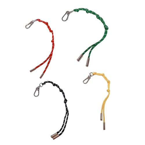 Trufolxiaz Set Von 4 Geflochtenen Kabelschlüsselketten Seilseilen Anhänger Key Key Accessoire Handgefertigte Schlüsselringe Für Mode Enthusiasten Nylon Keychain von Trufolxiaz