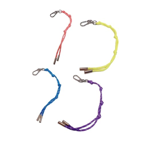 Trufolxiaz Set Von 4 Geflochtenen Kabelschlüsselketten Seilseilen Anhänger Key Key Accessoire Handgefertigte Schlüsselringe Für Mode Enthusiasten Nylon Keychain von Trufolxiaz