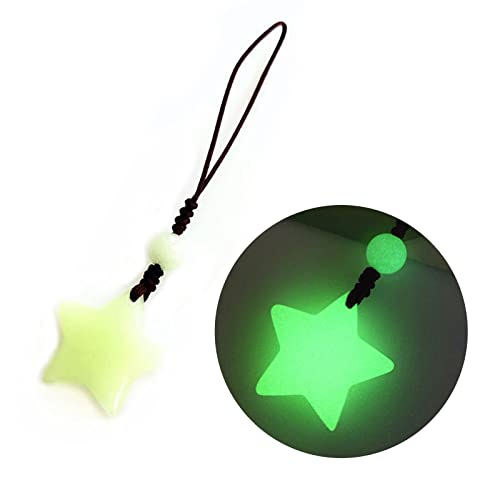 Trufolxiaz Star Keychain Fashion Handtasche Anhänger Unisex Schlüsselkette Charme Key Chain Accessoires Bag Ornament Dekorationen Nachtlicht Star Mobiltelefonkette Armband von Trufolxiaz