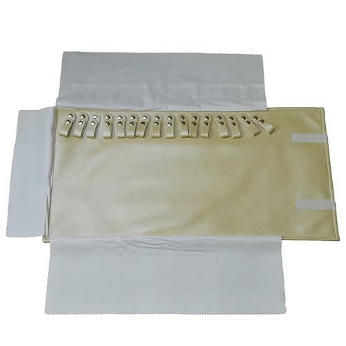 Trufolxiaz Stilvoller Schmuckrollpraxis Hülle Langlebige Schmuckrollhülle Tragbarer Reisemschmuckzubehör Accessoires Storage Bud Für Frauen Schmucktasche von Trufolxiaz