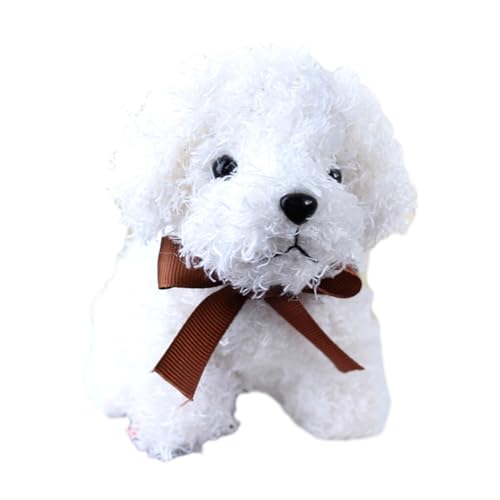 Trufolxiaz Tragbarem Gefüllten Tierschlüsselhain Mode Rucksack Anhänger Plüschhund Keyrings Plüschmaterial Geschenk Für Mädchen Und Kinder Tragbare Schlüsselbund von Trufolxiaz