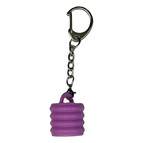 Trufolxiaz Tragbarer Lipgloss Schlüsselbundkappen Kunststoff Deckelhalter Keyring Anhänger Für Lippenbalsam Bag Anhänger Make Up Werkzeugzubehör Zubehör Make Up Zubehör Zubehör von Trufolxiaz