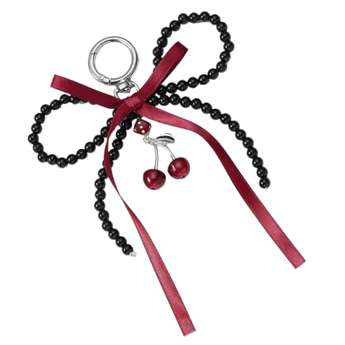 Trufolxiaz Trendy Imitation Pearls Bowknot Bag Charme Einfacher Clip Auf Zubehör Für Geldbörsen Für Die Tägliche Verwendung Und Partys Liefert Personalisieren Charme von Trufolxiaz