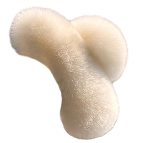 Trufolxiaz Winter Lint Hair Claw Clips Faux Pelzy Claw Clip Elegant Acryl Barrette Frauen Haarklammern Kopfspeise Haarzubehör Haarnadel Für Stilvolle Haare von Trufolxiaz