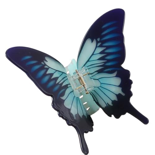 Trufolxiaz Zartes Schmetterling Haarclip Schmetterling Haarklaue Stylish Hair Grip Haare Verschlusshaarzubehör Für Verschiedene Anlässe Acrylhaarkraue von Trufolxiaz