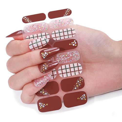 Weihnachtsaufkleber Santa Holiday Nails Dekorationen Wasserdichte Nägel Wraps Easy Auftragen Nägelfilme Für Frauen Mädchen Nägelkunstabziehbilder Weihnachtsaufkleber Santa Holiday Nails Dekorationen Wasserdichte Nägel Wraps Easy Auftragen Nägelfilme Für Frauen Mädchen Nägelkunstabziehbilder von Trufolxiaz