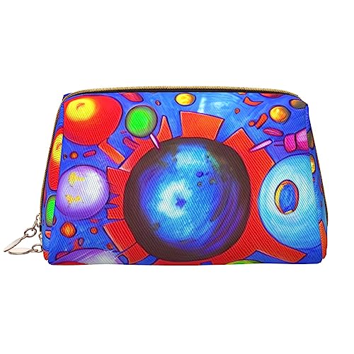 Cartoon-Universemakup-Tasche, Organizer, Kulturbeutel, Kosmetiktasche, Reißverschluss-Tasche, Pinsel-Aufbewahrungskoffer (groß), Cartoon-Universum, Einheitsgröße von Trukd