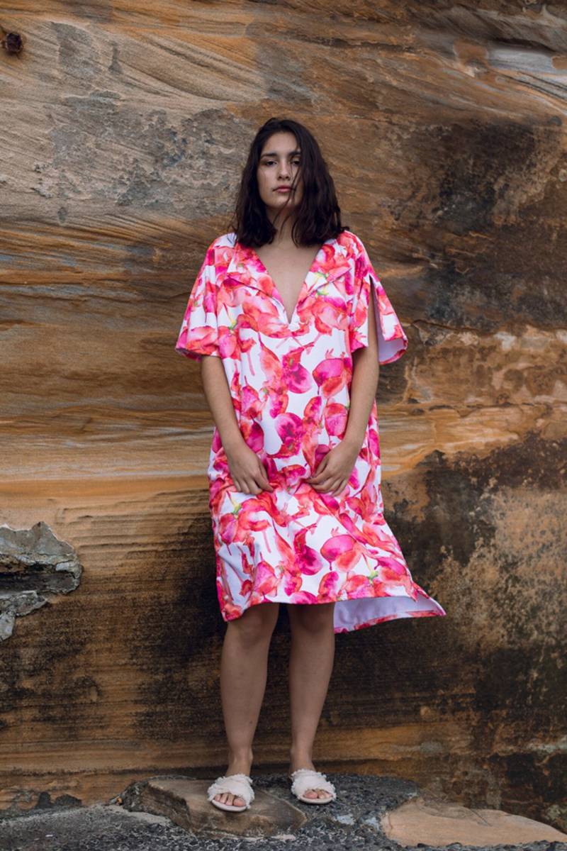 Summer Love Kaftan Handtuchkleid von Trulele