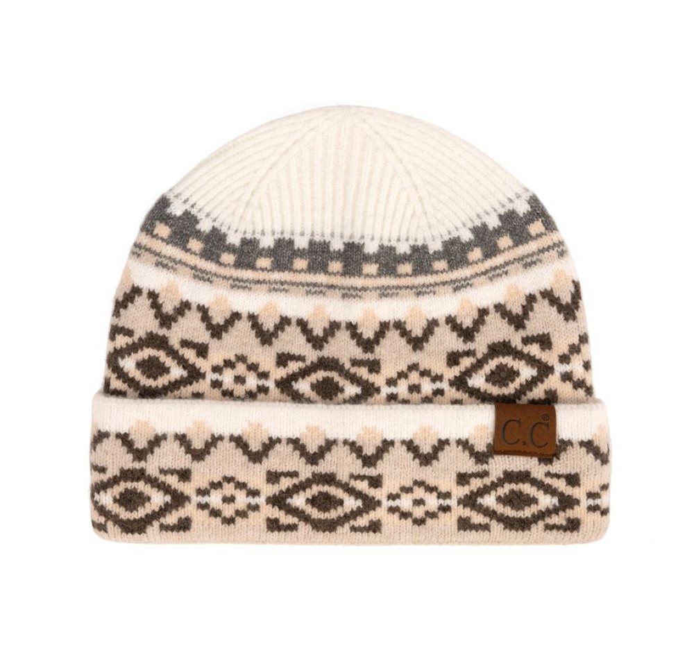 Truly Contagious Beanie CC Cuffed Patterned Beanie – Stilvoll durch den Winter Mit 61 % recyceltem Polyester – für ein gutes Gefühl beim Tragen. Truly Contagious Beanie CC Cuffed Patterned Beanie – Stilvoll durch den Winter Mit 61 % recyceltem Polyester – für ein gutes Gefühl beim Tragen. von Truly Contagious