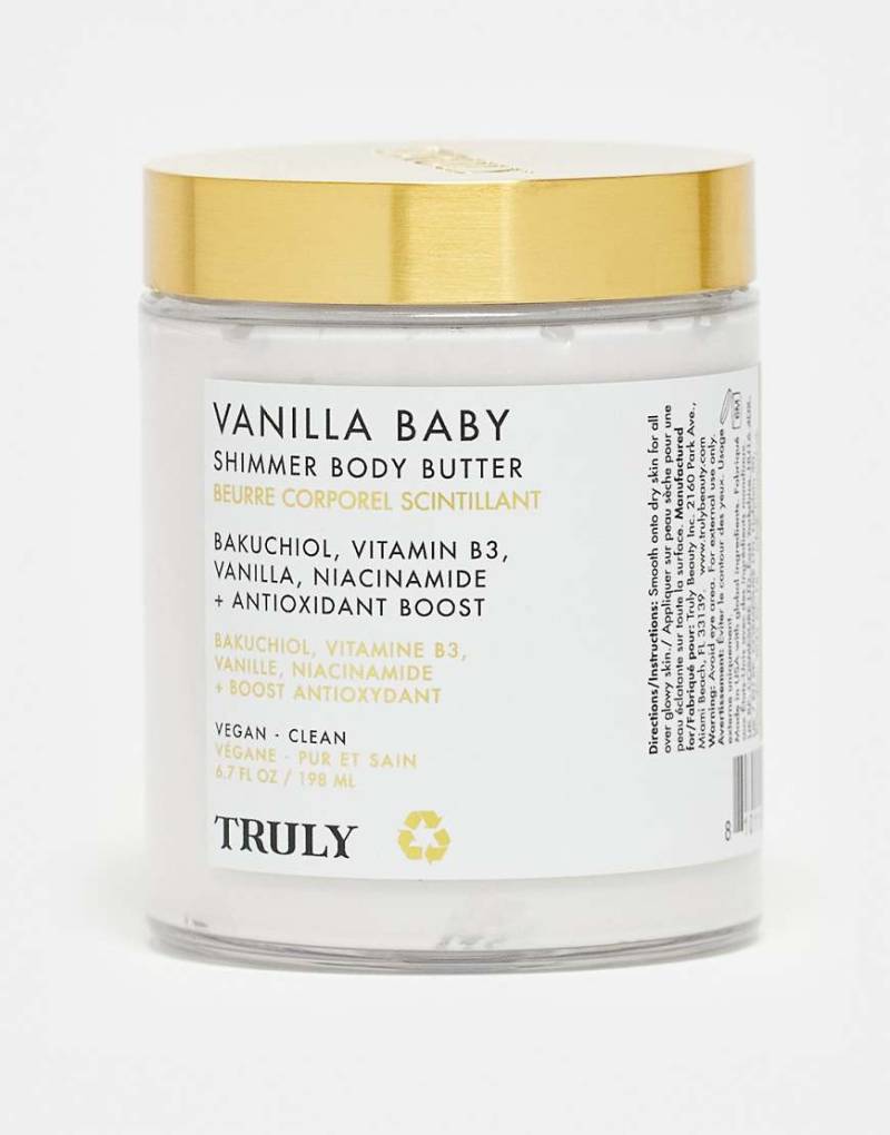 Truly - Vanilla Baby Shimmer - Körpercreme, 198 ml-Keine Farbe von Truly