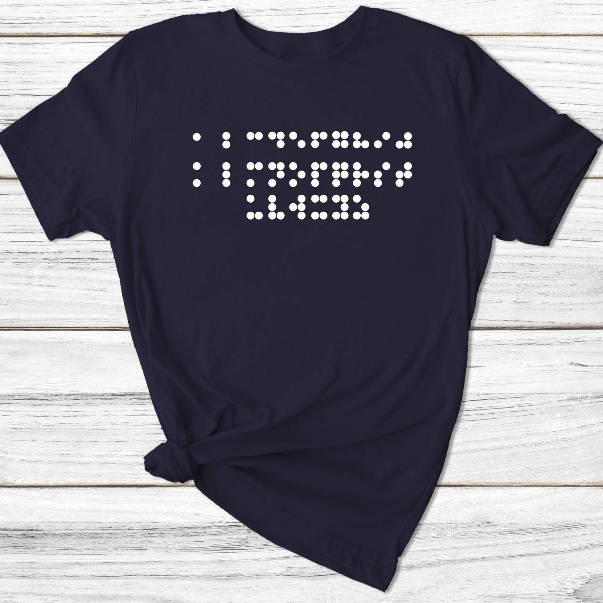 Visual Braille Alphabet Shirt Unisex Lehrer Tvi Braillist Transcriber Ia Schulleiter Für Männer Frauen Geschenk Schule Blinde Plus Size Trendy von TrulyAwesomeTees