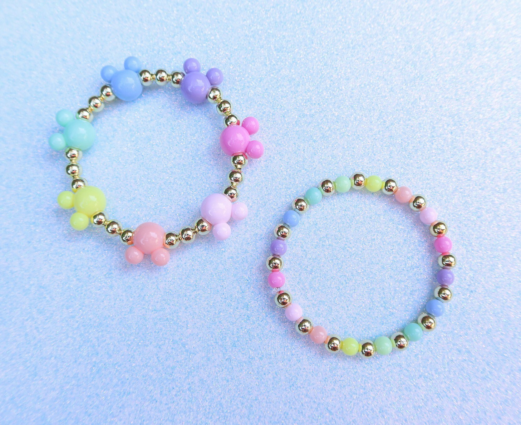 14K Regenbogen Mickey Armreifen Inspiriert Von Der Welt Farben 14K Regenbogen Mickey Armreifen Inspiriert Von Der Welt Farben von TrulyEnchantedShop