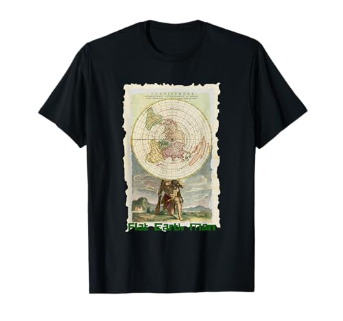 Flat Earth The Flat Earth Man T-Shirt Flat Earth The Flat Earth Man T-Shirt von Trulyflat