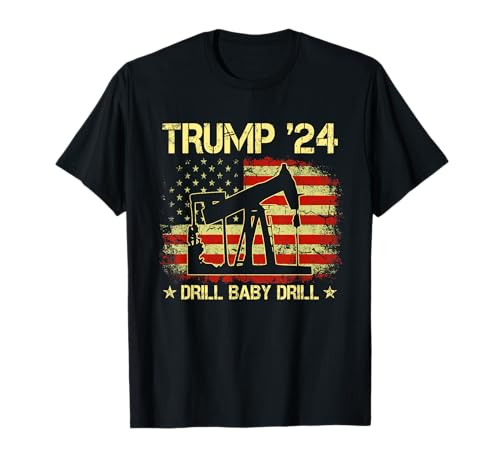 Trump 2024 Drill Baby Drill 4. Juli Independence Day T-Shirt Trump 2024 Drill Baby Drill 4. Juli Independence Day T-Shirt von Trump 2024 Drill Baby Drill