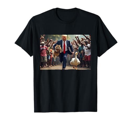 Trump Holding Pets Shirts - Damen Unisex-Erwachsene, Unisex-Jugendliche - Schwarz - S - Kurzarm - T-Shirt - Cartoon - Humorvolles Design Trump Holding Pets Shirts - Damen Unisex-Erwachsene, Unisex-Jugendliche - Schwarz - S - Kurzarm - T-Shirt - Cartoon - Humorvolles Design von Trump Holding Pets Shirts