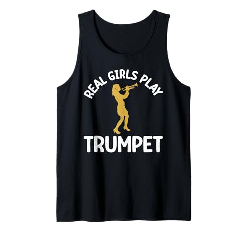 Echte Mädchen Spielen Trompete Tank Top von Trumpet Gifts & Trumpet Player Gifts