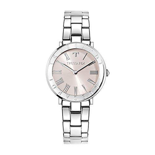 Trussardi Damen Analog Quarz Uhr mit Edelstahl Armband R2453115504 von Trussardi