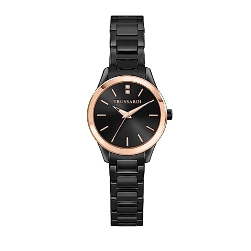 Trussardi Damen Analog Quarz Uhr mit Edelstahl Armband R2453151518 von Trussardi