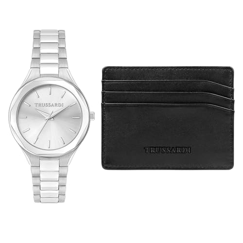 Trussardi Damen Analog Quarz Uhr mit Edelstahl Armband R2453157507 von Trussardi
