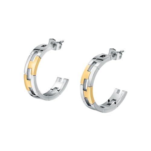 Trussardi Damen-Ohrringe aus Stahl, T-LOGO-Kollektion – TJAXC69 von Trussardi
