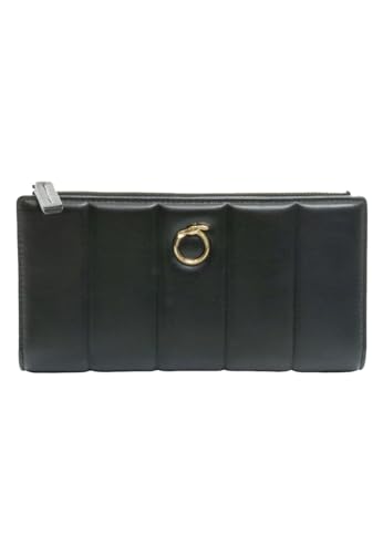 Trussardi Damen Geldbörse mit Klappe Dune 75W00446-9Y099999 Schwarz Einheitsgröße, Schwarz von Trussardi