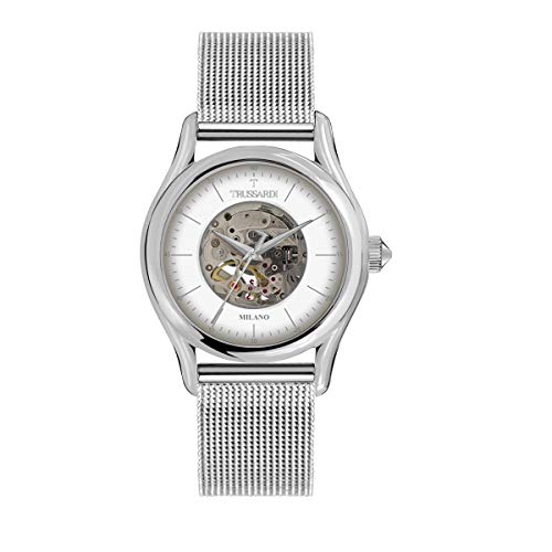 TRUSSARDI Herren Analog Automatik Uhr mit Edelstahl Armband R2423127001 von Trussardi