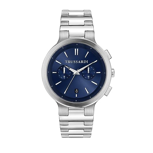 Trussardi Herren Analog Quarz Uhr mit Edelstahl Armband R2453164004 von Trussardi