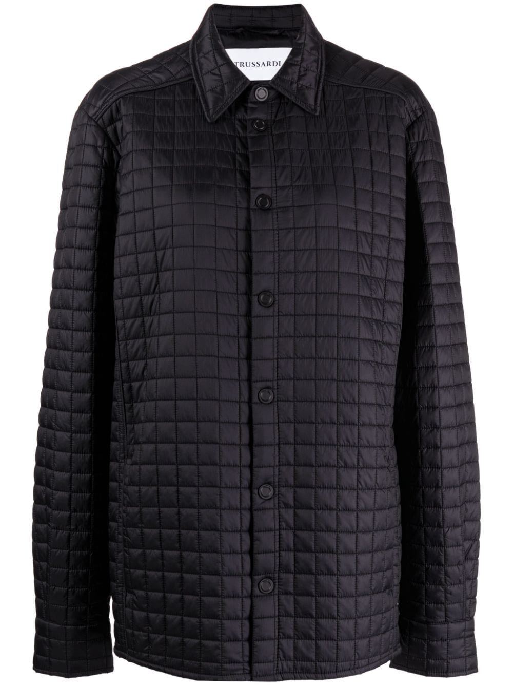 Trussardi Karierte Steppjacke - Schwarz von Trussardi