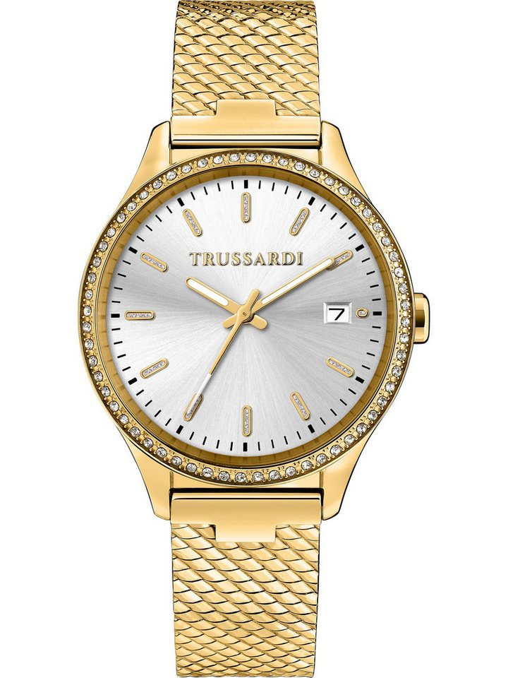 Trussardi Quarzuhr Trussardi Damen-Uhren Analog Quarz von Trussardi