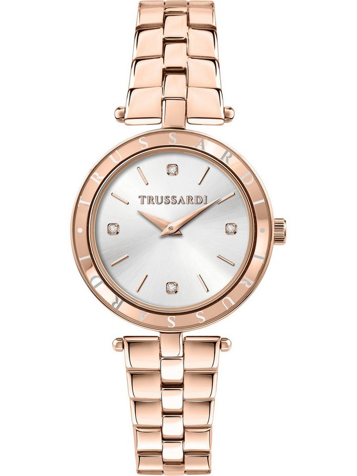 Trussardi Quarzuhr Trussardi Damen-Uhren Analog Quarz von Trussardi