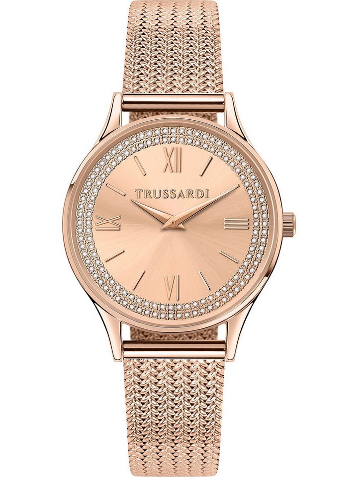 Trussardi Quarzuhr Trussardi Damen-Uhren Analog Quarz von Trussardi