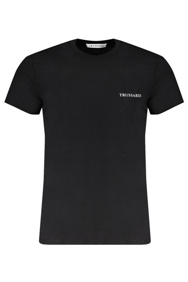 Trussardi T-Shirt Herren T-Shirt Schwarz – Kurze Ärmel, Rundhals von Trussardi