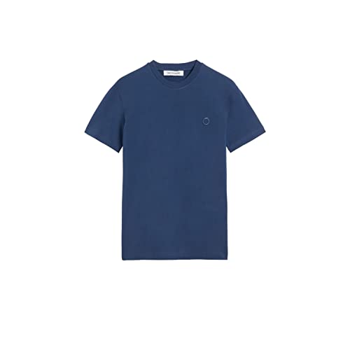 Trussardi T-Shirt Kurzarm für Herren Marke, Modell Greyhound Embroidery Cotton Stretch 52T00715-1T003614, aus Baumwolle., dunkelblau, Small von Trussardi