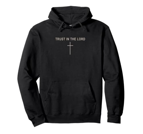 Junge Vertraue Dem Herrn Christliches Minimalistisches Teenager-Mädchen Kleinkind Pullover Hoodie von Trust In The Lord I You Love Jesus Toddler Son