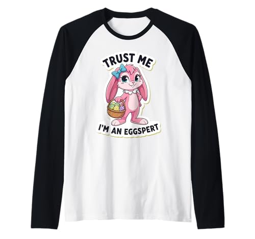 Trust Me I'm An Eggspert Lustiges Osterhasen-Ei für Mädchen Raglan Trust Me I'm An Eggspert Lustiges Osterhasen-Ei für Mädchen Raglan von Trust Me I'm An Eggspert Bunny Rabbit Girls Merch