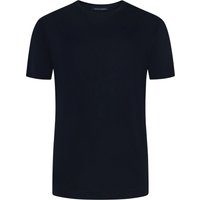 Trusted Handwork Unifarbenes Basic T-Shirt aus Pima-Baumwolle mit O-Neck in M von Trusted Handwork