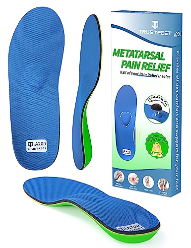 Trustfeet Fußgewölbeunterstützung Mittelfußschmerzen Linderung Schuheinlagen bei Metatarsalgie, Morton-Neurom, Vorfußschmerzen, Plantarfasziitis, orthopädische Schuheinlagen für Männer und Frauen-D Trustfeet Fußgewölbeunterstützung Mittelfußschmerzen Linderung Schuheinlagen bei Metatarsalgie, Morton-Neurom, Vorfußschmerzen, Plantarfasziitis, orthopädische Schuheinlagen für Männer und Frauen-D von Trustfeet
