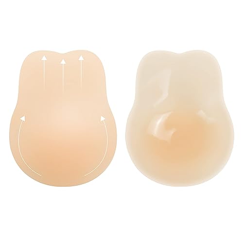 Trustnice Klebe BH für Frauen, Trägerloser Rückenfreier BH, Wiederverwendbar & Waschbar Silikon Nipple Cover, Unsichtbarer Klebe Push-up-BH passt für A/B/C/D Cups von Trustnice