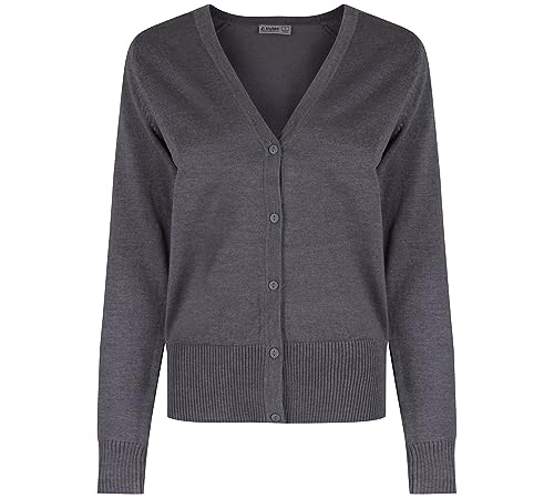 Trutex Mädchen Strickjacke, Grau (marl Grey), 146 (Herstellergröße: XX-Small) von Trutex